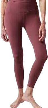 Athleta Transcend 7/8 Tight Leggings VITAFREE Pocket LYCRA Rose Pink Large